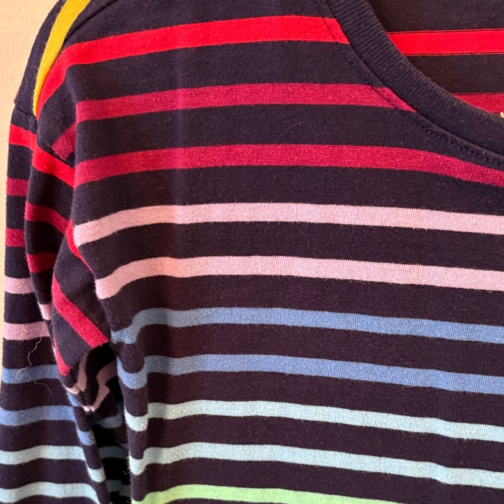 Primary Multicolor Striped Long Sleeve Tee - Picture 3 of 4